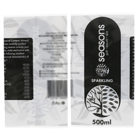 Étiquettes thermorétractables personnalisées transparentes en PVC/PET imperméables de la marque GuoZhao pour l'eau minérale, le vin, la bière et le whisky
