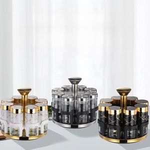 Juego de tarros de cristal giratorios para especias, sal y pimienta para el hogar - Product Image 6