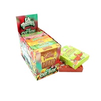 Boîtes en papier découpées sur mesure anti-odeur Exotic Gumbo Cali pour emballage de fleurs 1/8 oz et sachets Mylar de 3,5 g