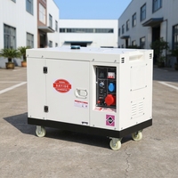 Generator Diesel Senyap 10KW Auto Start OpenFrame 50Hz 60Hz 220V 380V Fase Tunggal Tiga Fase untuk Penggunaan Rumah Tangga