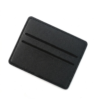 Dompet Kartu Kulit PU Murah Grosir 2 Slot Kartu Tipis Minimalis Anti Pembajakan Logo Custom untuk Pria Wanita Hadiah Promosi