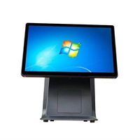 Terminal de sistema pos para restaurantes, dispositivo con pantalla táctil de 15,6 pulgadas, i3, 128GB, cajero