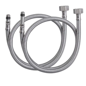 <span class=keywords><strong>Tuyau</strong></span> d'arrivée d'<span class=keywords><strong>eau</strong></span> en acier inoxydable pour robinet, flexibles d'arrivée d'<span class=keywords><strong>eau</strong></span> chaude et froide pour lavabos et éviers de cuisine, robinet pour lavabo de salle de bain - Product Image 4
