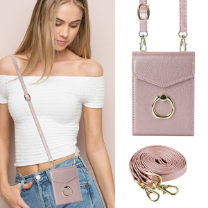 Con soporte para anillo Ranura para tarjeta Monedero Funda para teléfono móvil para Samsung Galaxy <span class=keywords><strong>Z</strong></span> Flip 7 6 5 5G Correas para teléfono de mujer - Product Image 2