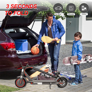 Prix de gros ES80 Trottinette électrique à pneus pleins pliable Moteur 350W Autonomie de 35 km Livraison rapide en Allemagne, au Royaume-Uni et aux États-Unis - Product Image 5