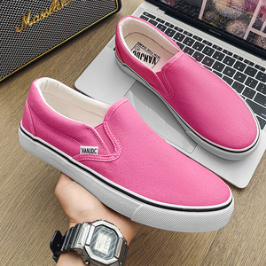 Mocassins à plateforme unisexe en toile respirante pour le travail, style décontracté, couleur unie, printemps-automne - Product Image 5