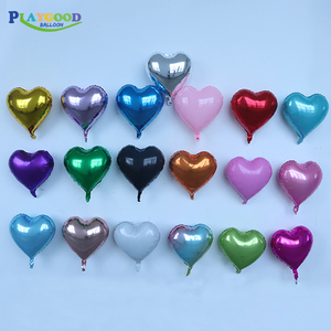 18 colores 18 pulgadas Feliz Día de San Valentín de globo en forma de corazón de aluminio globos de papel de aluminio - Product Image 2