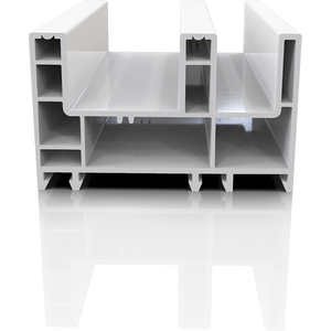 80 # Vinyl trượt Trắng rỗng nhựa ép đùn uPVC cửa sổ nướng thiết kế cửa TRIM <span class=keywords><strong>PVC</strong></span> hồ sơ - Product Image 3