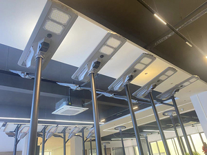 Chất lượng cao ngoài trời 4G an ninh không thấm nước tất cả trong một thẻ Sim LED Powered tích hợp năng lượng mặt trời đèn đường với Camera CCTV - Product Image 6