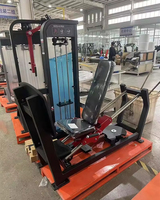 Presse à jambes assise professionnelle à charges individuelles, pile de poids solide de 80 kg, cadre stable, équipement de musculation pour l'entraînement des jambes et du bas du corps