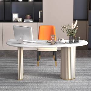 Nordico Design minimalista in legno scrivania da ufficio arte moderna semplice calligrafia tavolo lungo per casa studio camera da letto ufficio - Product Image 1