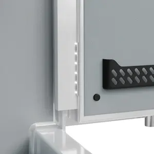 Özel kasalar lüks dokunmatik tasarım para yüksek güvenlik 80L beyaz için biyometrik parmak izi kasa