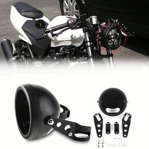 Soporte Universal de Acero para Faro LED de 5.75 Pulgadas para Harley <span class=keywords><strong>Dyna</strong></span> FXD Sportster XL1200 XL833, Carcasa de Faro Personalizada de 5-3/4 Pulgadas - Product Image 4