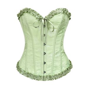 Cross-border Dark Gothic Velvet Lace-up Corset Halloween Lace <b>Patchwork</b> Sling Tank <b>Top</b> Breathable Bustier Short Polyester - Product Image 2