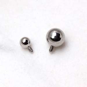 الكثير من ملحقات الجسم من التيتانيوم 10 G23 ، ملحقات الجسم الداخلية الخيوط الكرة الشفاه الثقب الحاجب استبدال الثقب - Product Image 2