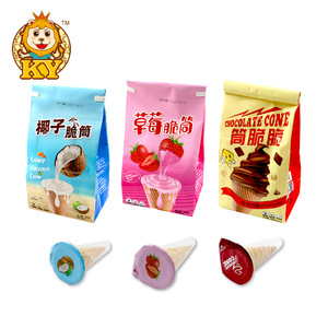 Proveedor de dulces, venta al por mayor, taza de galleta de chocolate de sabor mixto personalizada, cono de helado de chocolate para niños - Product Image 4