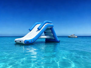 Mini toboggan <span class=keywords><strong>aquatique</strong></span> de plage, thème Seadoo, toboggan gonflable flottant et trampoline, équipement de <span class=keywords><strong>parc</strong></span> <span class=keywords><strong>aquatique</strong></span> gonflable, jeux - Product Image 5