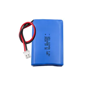 충전식 리튬 이온 전지 제조업체 전문 맞춤형 손난로 충전식 Lipo 배터리 UFX 123450 1500mAh 7.4V