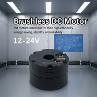 Moteur CC sans balais Jupiter 24V à couple élevé avec engrenages métalliques, plateforme rotative intelligente pour la maison avec arbre creux et encodeur