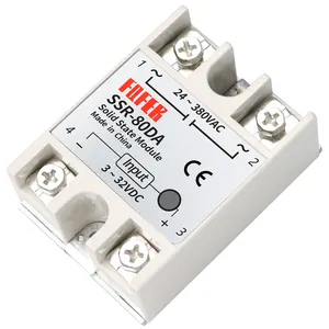 High quality SSR-80DA-P 80A DC to AC SSR Single Phase OEM Solid State Relay for AC contactor