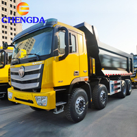 Camion benne basculante Foton Auman EST 8x4 12 roues, état neuf, moteur Cummins Euro 5