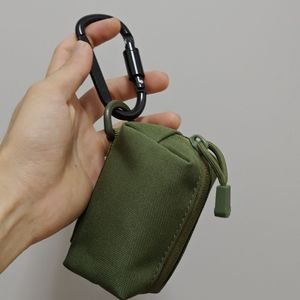 Sac de rangement multifonctionnel pour sports de plein air, pochette à clés, porte-monnaie, pochette tactique en tissu Oxford épais, 15 pouces, noir, unisexe - Product Image 3