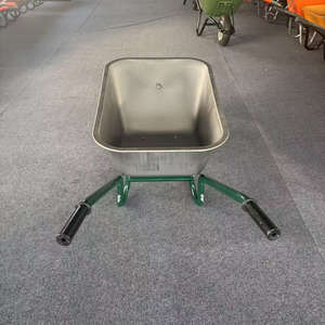 รถสาลี่โลหะทนทานของยุโรปรถเข็นเหล็ก4.00-8แบบ WB6414T นิวเมติกสำหรับสวนและการก่อสร้าง - Product Image 5