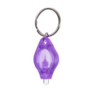 Ý Tưởng Sản Phẩm Mới 2025 Độc Đáo Mini UV 365-405nm Nhựa Keychain Nhẫn Keyholder Mini Vòng Chìa Khóa Ánh Sáng LED Đèn Pin - Product Image 3