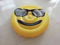 Transat gonflable flottant pour piscine avec porte-gobelets