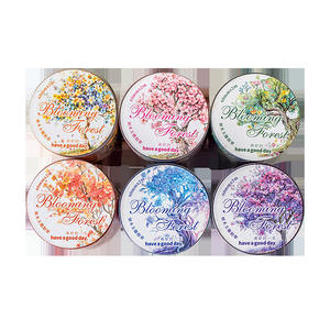 1 rouleau Blooming Forest Series Arbre Thème PET Tape Jade Shadow <span class=keywords><strong>Mori</strong></span> 380mm Cycle - Product Image 5