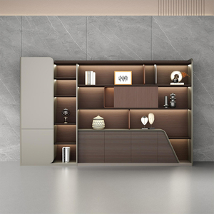 Bibliothèque de bureau en bois moderne en MDF pour le rangement, bibliothèque pour l'école, l'atelier, la salle de sport, l'hôtel - Product Image 3