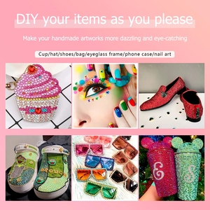 Blinginbox Top Bán 1440Pcs Màu Xanh Lá Cây Ngọc Lục Bảo Màu Sắc Không Hotfix Thạch Tinh Thể Chất Lượng Cao Cho DIY Crafting - Product Image 6