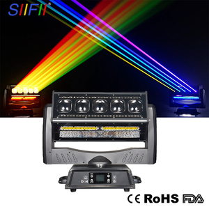 Faro mobile professionale 5-in-1 540 °   Laser Retrò a Rotazione Infinita, Effetto Beam Fill Strobe, 150CH, per Bar, Club, Matrimoni, Palcoscenici - Product Image 1