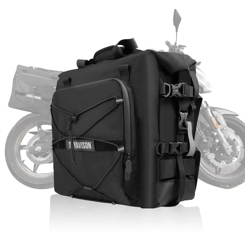 Motorcycle Side Bag Quick Release Motor Saddlebag Back Seat travel Bag