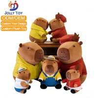 Services de personnalisation de jouets en peluche : série Capybara personnalisée, super doux, style anime, poupées en peluche Capybara, Vache, Cheval