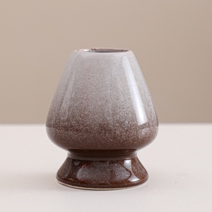 Bol à Matcha en céramique de style vent <span class=keywords><strong>Shino</strong></span> Song Dynasty Bol à Matcha et kit de support - Product Image 6