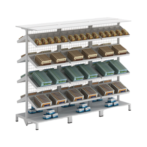 Étagères d'hôpital en acier de conception moderne personnalisée étagère de supermarché étagère en métal d'épicerie pour gondole de stockage médical - Product Image 4