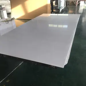 122*244 lucido ad alta densità bianco 4x8 18mm 15mm rigido Co-estruso WPC forma Celuka schiumato PVC fogli di plastica PVC pannello di schiuma