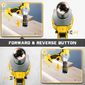 3 1 Impact Wrench <b>Set</b> 20V Cordless Brushless Motor 430NM Max <b>Torque</b> 1/2inch Drive Size Industrial Grade DIY Battery Powered - Product Image 2