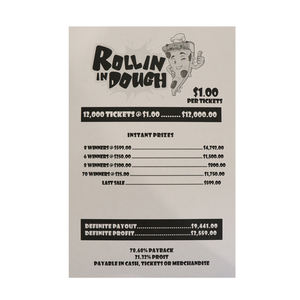 Прямые продажи с завода, перерабатываемые высококачественные цифровые печатные игры с выдвижными вкладками и лотерейные билеты - Product Image 6