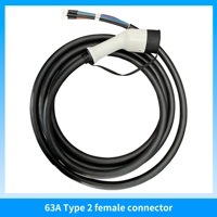 Prise de charge EV de type 2 IEC triphasée 63A 40kw