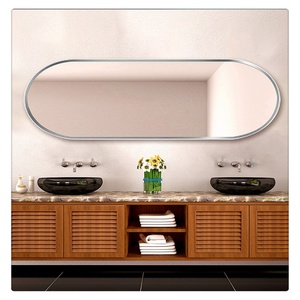 Manufacturer Bathroom Decorative Mirror Home Furniture Mirror with a Frame Wall Mounted Mirror - Product Image 3