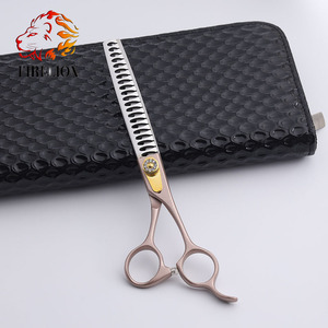 पालतू काटने/Thinning/Chunker/घुमावदार कैंची जापान 440C स्टील कुत्ते कुत्तों के लिए सौंदर्य कैंची सेट - Product Image 5