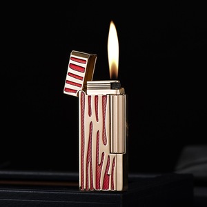Design unique à rayures zébrées meilleur cadeau allume-gaz en métal allume-cigare marques <span class=keywords><strong>de</strong></span> <span class=keywords><strong>briquet</strong></span> <span class=keywords><strong>de</strong></span> luxe <span class=keywords><strong>de</strong></span> luxe - Product Image 4
