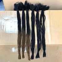 Estensioni dei Dreadlocks dei capelli umani al 100% per uomo/donna/bambini 0.2cm di larghezza estensioni permanenti del Dread Loc fatte a mano complete capelli umani