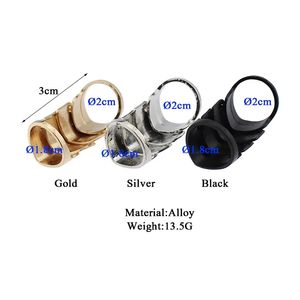 Anello di moda leggera e coraggiosa anello di Nana Osaki Anime Cosplay con osso da dito anello in argento retrò Punk in metallo - Product Image 4