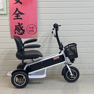 Scooter pliable compact à trois roues, véhicule de transport personnel léger pour personnes âgées HSK-XS405, design compact pliable pour - Product Image 6