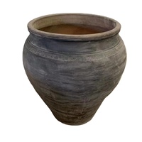Antique Vente en gros Grande villa Décoration Pots de poterie Jardin extérieur Vieux pots de jardinière en terre cuite