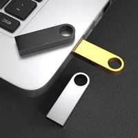 Özel Logo Metal USB Bellek 2.0 2GB 4GB 8GB 16GB 32GB 64GB USB Flash Sürücü Mini USB Bellek
