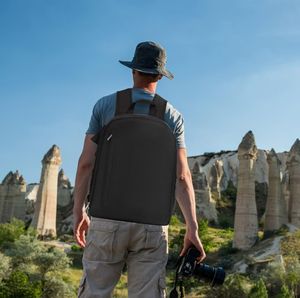 Водонепроницаемый Оксфордский нейлоновый рюкзак для камеры совместим с <span class=keywords><strong>Sony</strong></span> Canon Nikon DSLR беззеркальный объектив для наружного использования аксессуары для хранения - Product Image 6